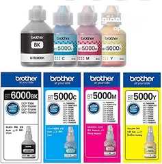  1 Brother ink BT6000Bk, BT5000c, BT5000m,BT5000y For DCP-T520w, T720DW