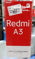  1 Mobile Redmi A3 4 GB ram 128 GB storage [ Brand new mobile phone ]