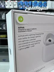  6 AirPods Apple 3rd generation سماعات ايفون الاصدار الثالث جديدة مسكرة بالكرتونة كفالة آبل سنة كاملة