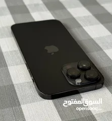  1 iPhone 14 Pro Max black 128GB used like new/ 445JD