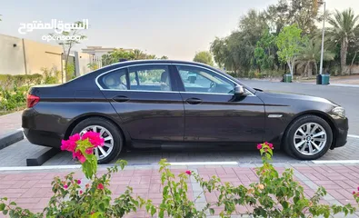  4 BMW 5 Series 2015, GCC Specs, Top Option, Single Owner, Accident free