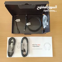  3 SteelSeries Arctis Pro + GameDAC Wired Gaming Headset - and Amp - PS5/PS4 and PC ستيل سيريز