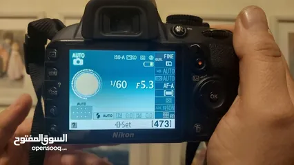  4 nikon d3100 كاميرا استعمال شخصي للبيع مع عدسة بحالة ممتازة