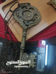  2 مفتاح نحاس قديم