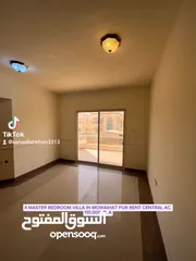  22 4 MASTER BEDROOM Villa for rent in Mowaihat with maid room and central ac