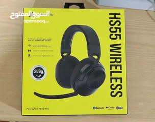  2 سماعة كورسير لاسلكي محيطي  HS55 Wireless headset