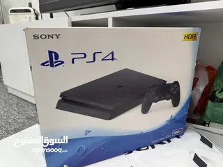  1 جهاز ps4 slim نظيف كلشششششش