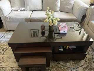  1 طقم كنب غرفة جلوس مستعمل،