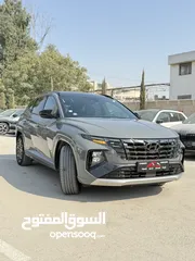  3 هونداي توسان NLine ترخيص 2022 محرك 1600 هايبرد plug in/يقطع على الشحنه 65 كيلو متر  271 حصان