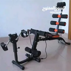  4 جهاز رياضي سفن باك كير مع بدالات بسكليت