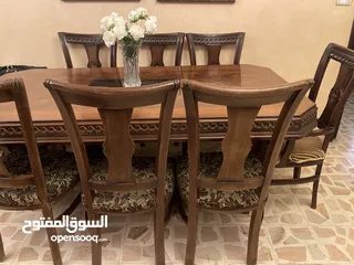  3 طاولة سفرة 8 مقاعد