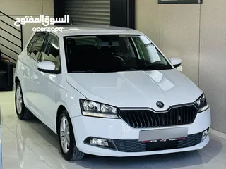  2 سكودا فابيا ترخيص 2021 إضافات مميزة  شركة الوكيل التجارة السيارات