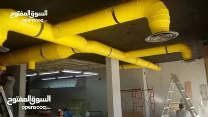  7 جميع أعمال التكييف المركزي والدكت