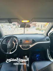  5 كيا بكانتو 2016 فحص نخب ولا غرام بويا  ماشيه 90 الف  ترخيص وتامين لشهر 4  كراسي جلد