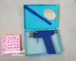  2 اداة ثقب الاذن لوضع حلق مثقب اذن و انف اكسسوارات