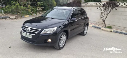  22 جيب تيجوان موديل 2010-اتومتيك-ماتور 2000تربوا -بنزين فل فل اضافات مع فتحة سقف بنوراما-فحص شركة ونخب