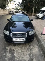  5 أودي كحلي  A6 2008 SLine.   حاله ممتازه فتحه سقف كراسي جلد تسخين كهـرباء