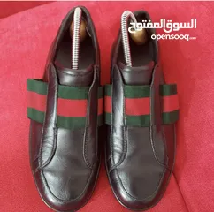  2 gucci shoes حذاء غوتشي اصلي