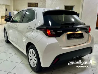  4 Toyota Yaris 2022 هاتش باك  استيراد اوروبي ( ياباني )  بطارية ليثيوم