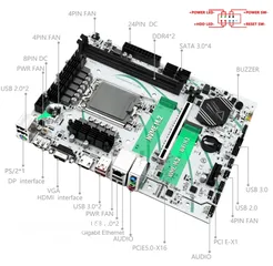  2 motherboard for pc.. اقرأ الوصف