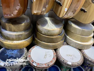  3 طقم دف جلد 3احجام