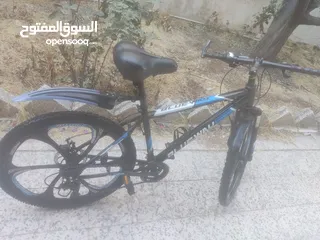  7 بسكليت مقاس 26 مستعمل في حالة الجديد من ماركة جلو واي جنط 6 ريش كتير قوي ومتين