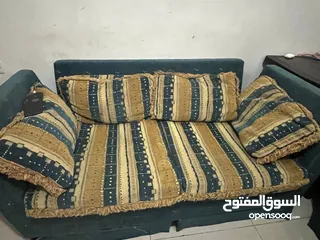  2 كنب للبيع مستعمل وغساله لجي