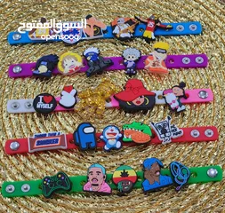  6 ملصقات كروكس جديدة New Croc Charms