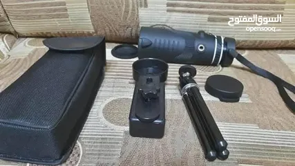  14 منظار عين النسر 40×60 يمكن استخدامه للهاتف و للصيد والرحلات والسفاري  35 دينار