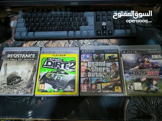  1 للبيع سيديات بلاستيشن 3 مستعملة حالة جيد