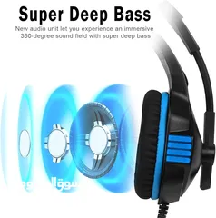  4 Raxinbang Headset 3.5mm Gaming Headset LED (New condition box slightly damaged)