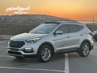  12 هونداي سنتفيه 2016/فتحة سقف بانوراما  4x4