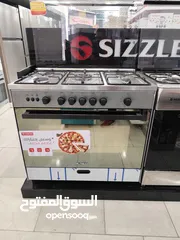  12 عرض نااار على فرن فريش همر سلفر او  اسود 90 سم فل سيفتي كامل