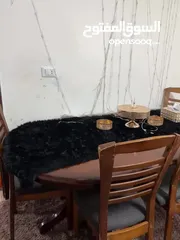  4 طاوله سفره مع اربع كراسي