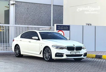  4 BMW 5 Series Sedan 530i - M-Kit - 2018, GCC - Full services At agency