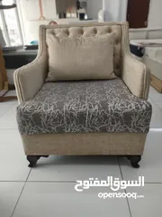  7 New sofa set tafseel 5 seater made in Oman