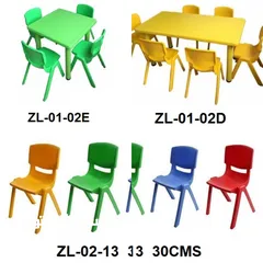  7 طاولات مدرسه وكراسي