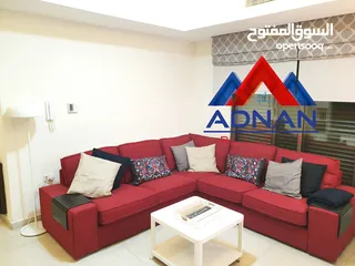  5 شقه مفروشه فخمه في عبدون 3 نوم طابق ثاني