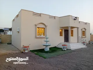  4 منزل للايجار ولاية صحم منطقة خور الحمام الساحل
