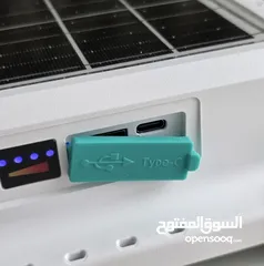  5 كشاف متنقل 200 واط للطوارئ والرحلات مع مدخل شحن للجوال بأقل الاسعار