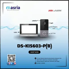  1 IP Video Intercom Kit HIKVISION DS-KIS603-P(B)