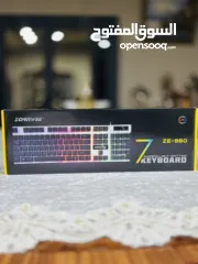  8 بكج كامل متكامل لجماعة لجيمنج  مكون من ماوس G13 بضوء RGP كيبود ميكانيكا صوت مريح بضوء RGP سماعةG608