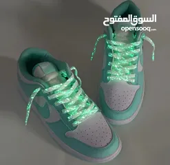  6 رباط حذاء يتوهج في الظلام _Glow in the dark shoelaces