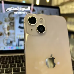  5 iPhone 13 128GB battery 83% used  ‎فاصل بصمة وجهة فقط العدسة الخارجية للكاميرا مغيرة