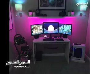  4 طاولات games مع اناره مخفيه تفصيل مع امكانيه اختيار اللون اللي بناسبك