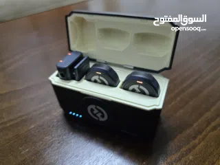  3 مايكروفون لاسلكي من نوع Hollyland LARK M2 (نسخة Combo الشاملة)