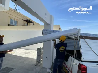  24 أبواب مداخل السيارات  المنيوم عماني الصنع درجه اولى