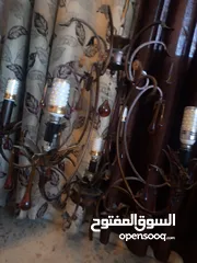  4 ثريات مستعمل بحاله ممتازه جدا