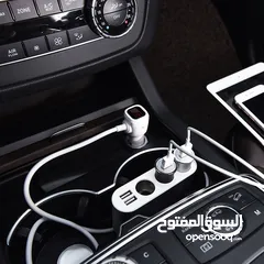  7 Hoco Z13 car charger 5 in 1 هوكو شاحن سيارة زيادة عدد مداخل الولاعة في السيارة