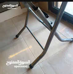  6 طاولة بلاستيك لون بني إستعمال بسيط